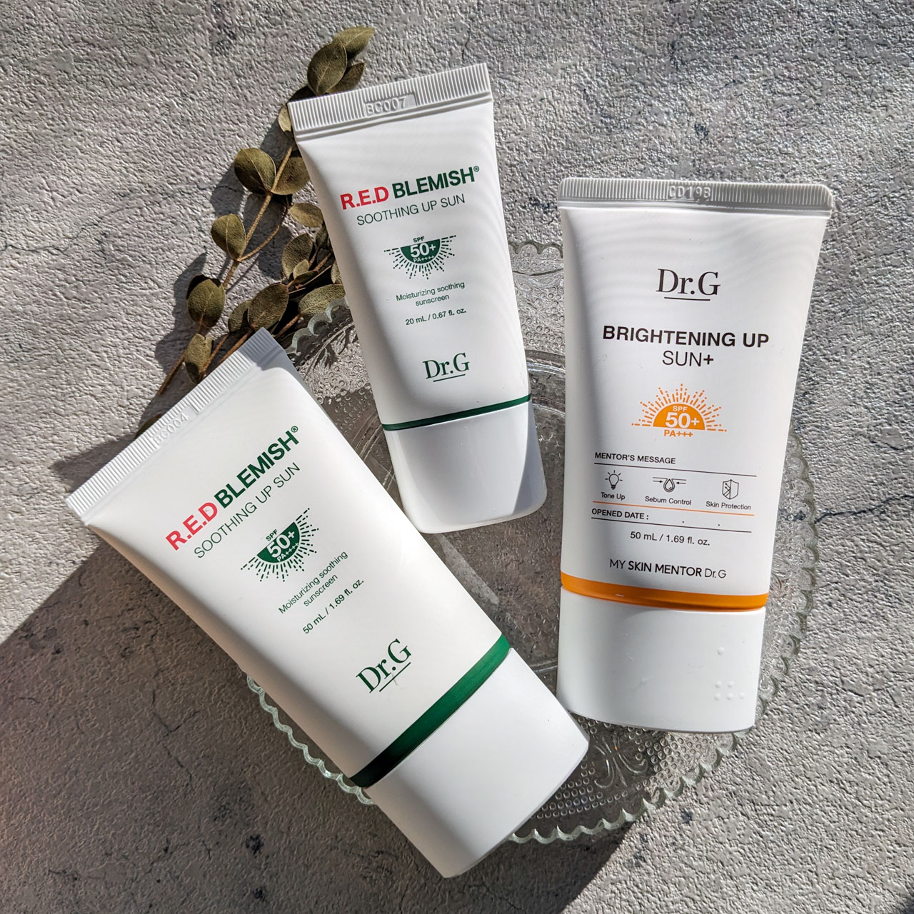 グリーンマイルドアップサンプラス/Dr.G/日焼け止めクリームを使ったクチコミ（1枚目）