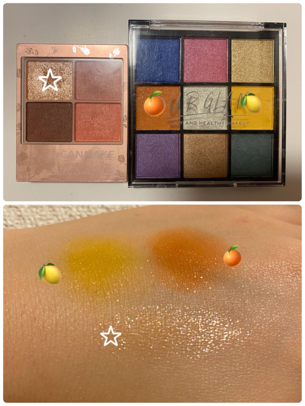 UR GLAM BLOOMING EYE COLOR PALETTE/U R GLAM/アイシャドウパレットを使ったクチコミ(2枚目)