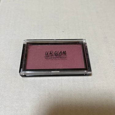 UR GLAM　DAILY CHEEK BLUSH パープル/U R GLAM/パウダーチークの画像