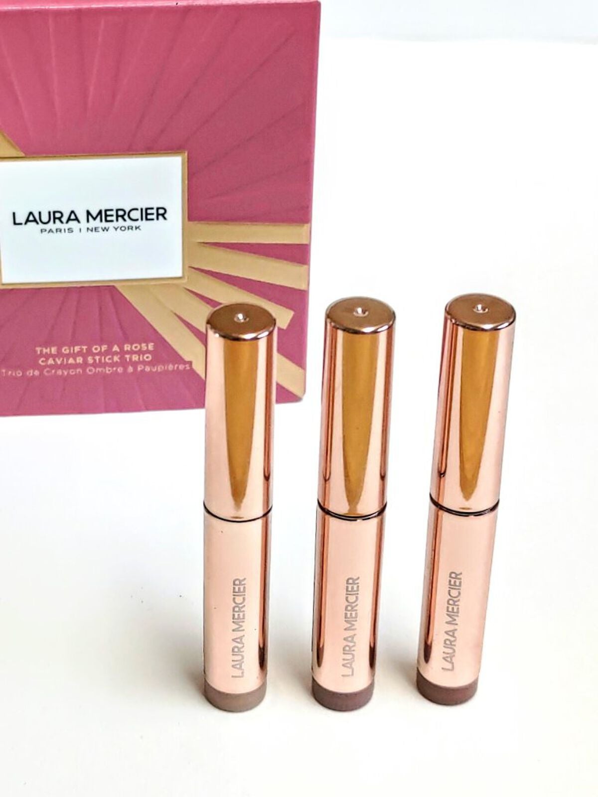 ザ ギフト オブ ア ローズ キャビアスティック トリオ/ローラ メルシエ/メイクアップキットを使ったクチコミ(2枚目)