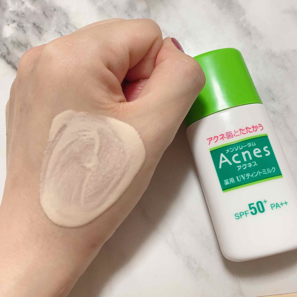 薬用スムースベースUVミルク/メンソレータム アクネス/化粧下地を使ったクチコミ(2枚目)