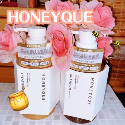 ディープリペア シャンプー モイスト/ヘアトリートメント モイスト/ハニーク/市販シャンプーを使ったクチコミ(1枚目)