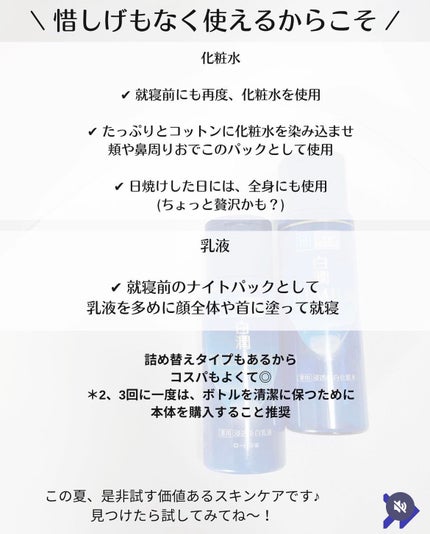 白潤プレミアム薬用浸透美白化粧水/肌ラボ/化粧水を使ったクチコミ(6枚目)