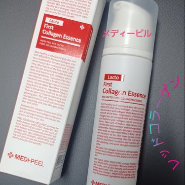 MEDIPEEL レッドラクト ファーストコラーゲン エッセンスのクチコミ「MEDI-PEEL
レッドラクト ファーストコラーゲンエッセンス
泡の質が弱いので使用前に毎回.....」（1枚目）