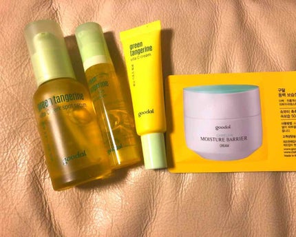 グリーンタンジェリン ビタC ダークスポットケアセラム/goodal/美容液を使ったクチコミ(1枚目)