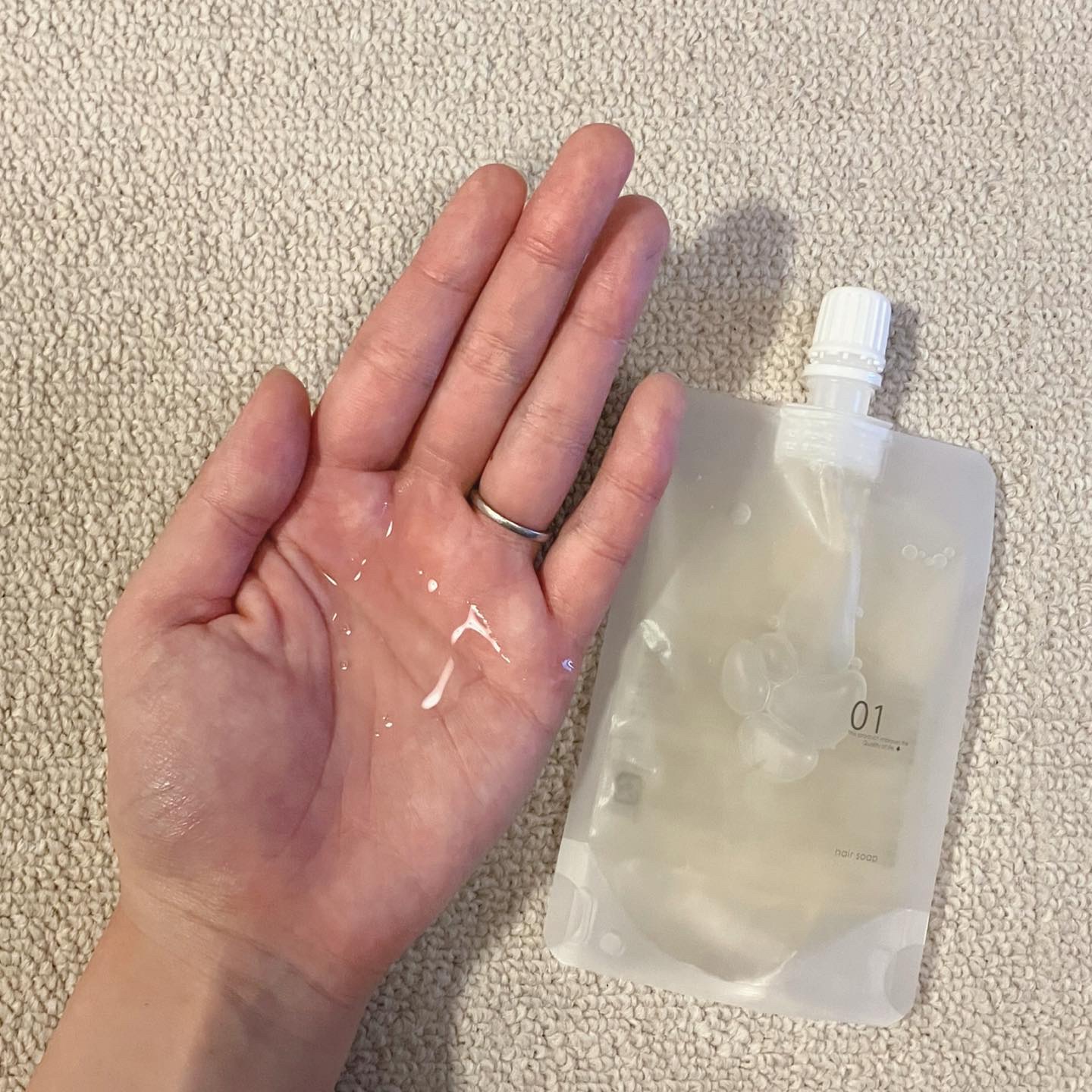 ヘアケアトライアルセット/QUEEN'S BATHROOM/トライアルキットを使ったクチコミ（2枚目）