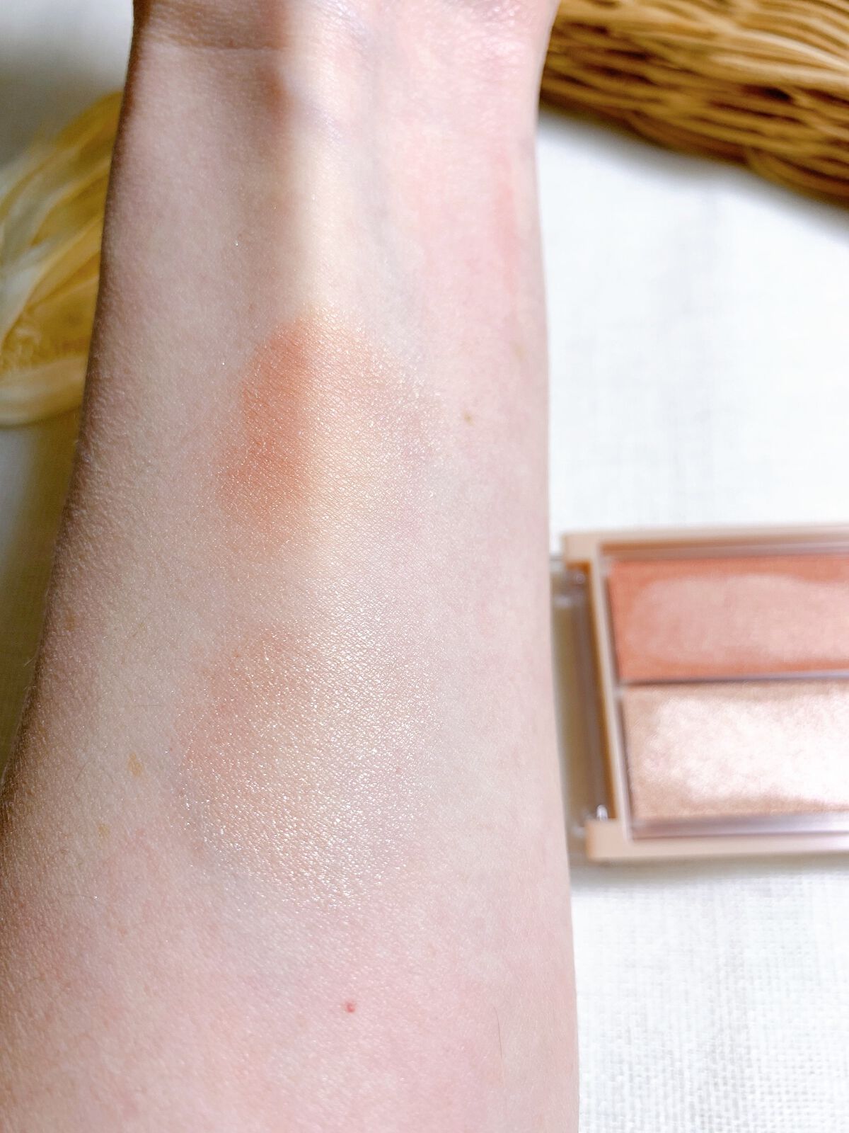 フェイスグロウカラー/CEZANNE/クリームハイライトを使ったクチコミ（3枚目）