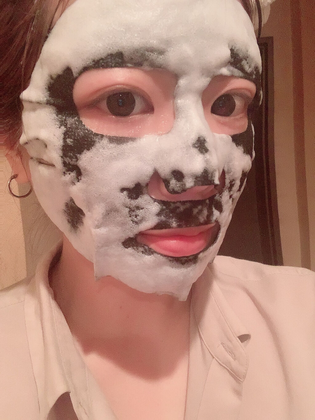 ブライトニング バブルトックス セラムマスク/MEDIHEAL/シートマスク・パックを使ったクチコミ（2枚目）