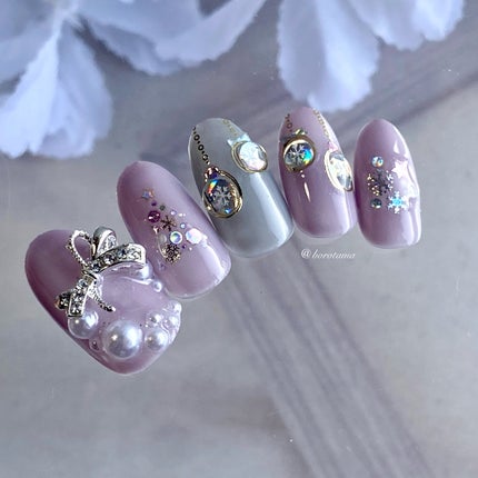 ネイルシール/キャンドゥ/ネイルシールを使ったクチコミ(9枚目)