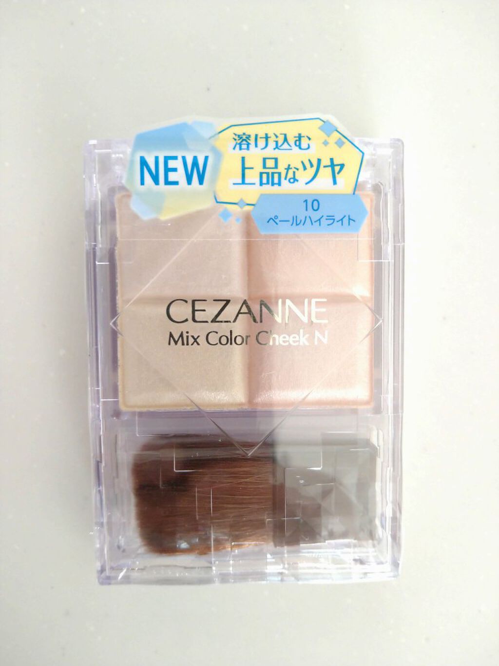 ミックスカラーチーク/CEZANNE/パウダーチークを使ったクチコミ（1枚目）
