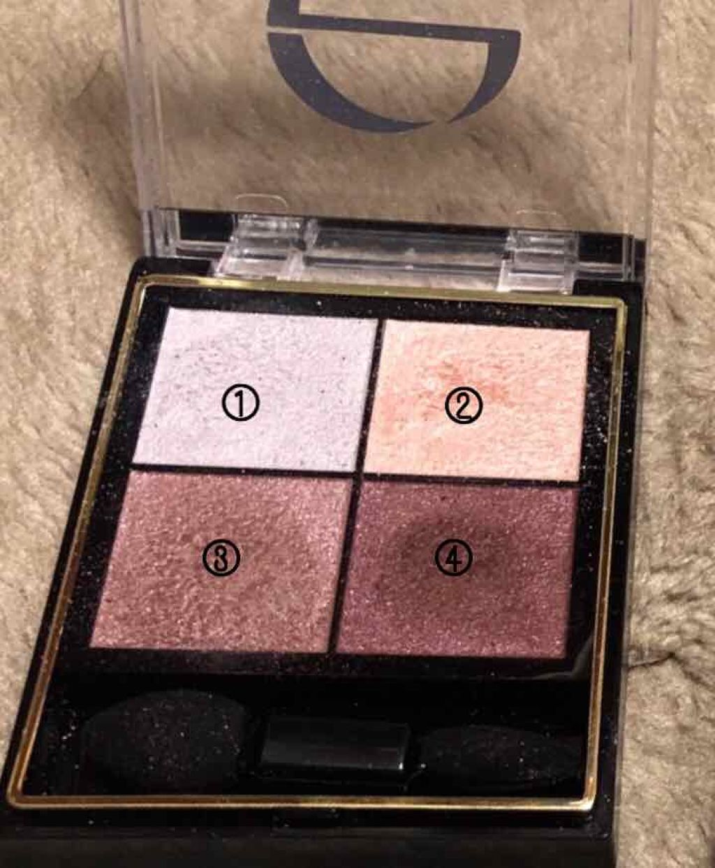 リアルクローズシャドウ/excel/アイシャドウパレットを使ったクチコミ（2枚目）