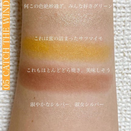 ディメンショナルビジョンアイパレットアリー/THREE/ジェル・クリームアイシャドウを使ったクチコミ(5枚目)