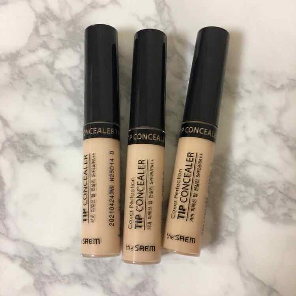 カバーパーフェクション チップコンシーラー/the SAEM/リキッドコンシーラーを使ったクチコミ(1枚目)