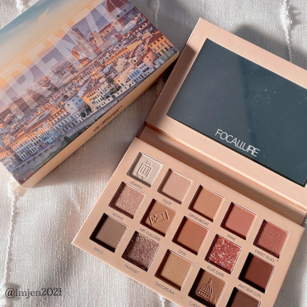 GO TRAVEL 15色アイシャドウパレット/FOCALLURE/アイシャドウパレットを使ったクチコミ(1枚目)