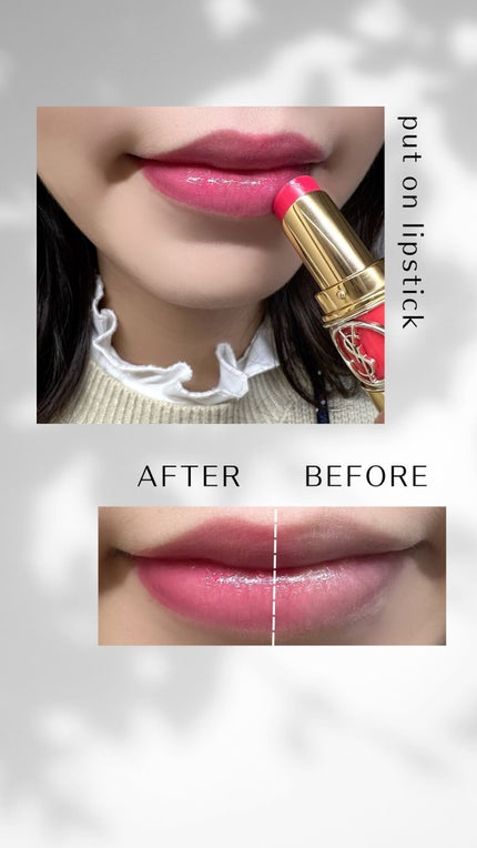 ルージュ ヴォリュプテ シャイン No.163 ショーストッピング ローズ/YVES SAINT LAURENT BEAUTE/口紅の画像