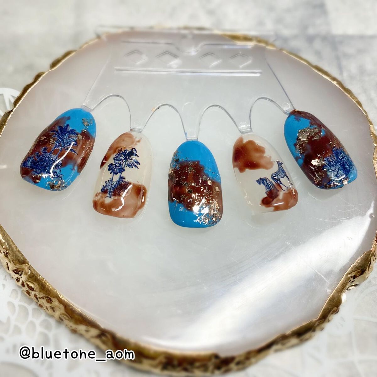 ネイルシール/キャンドゥ/ネイルシールを使ったクチコミ（2枚目）