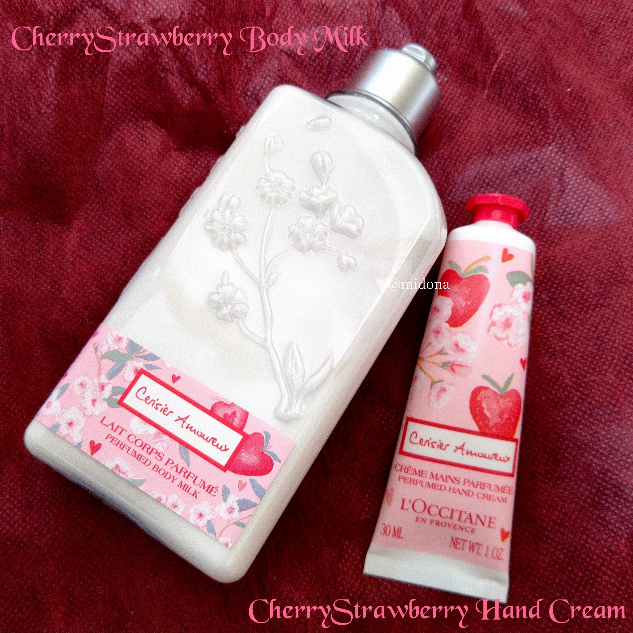 チェリーストロベリー ボディミルク/L'OCCITANE/ボディミルクを使ったクチコミ（3枚目）