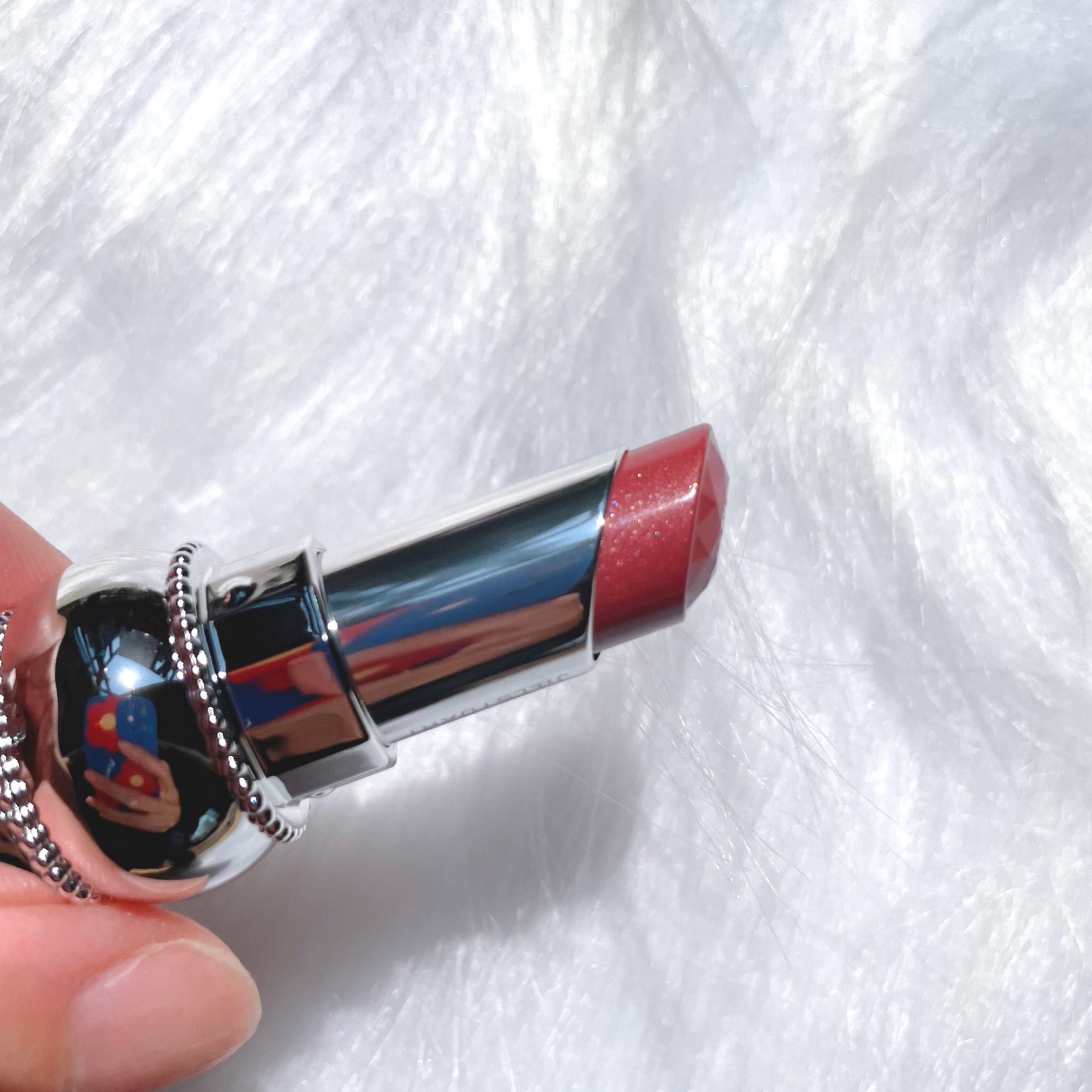 ジルスチュアート リップグロウ セラムバーム 06 rose voyage/JILL STUART/リップバームを使ったクチコミ（2枚目）