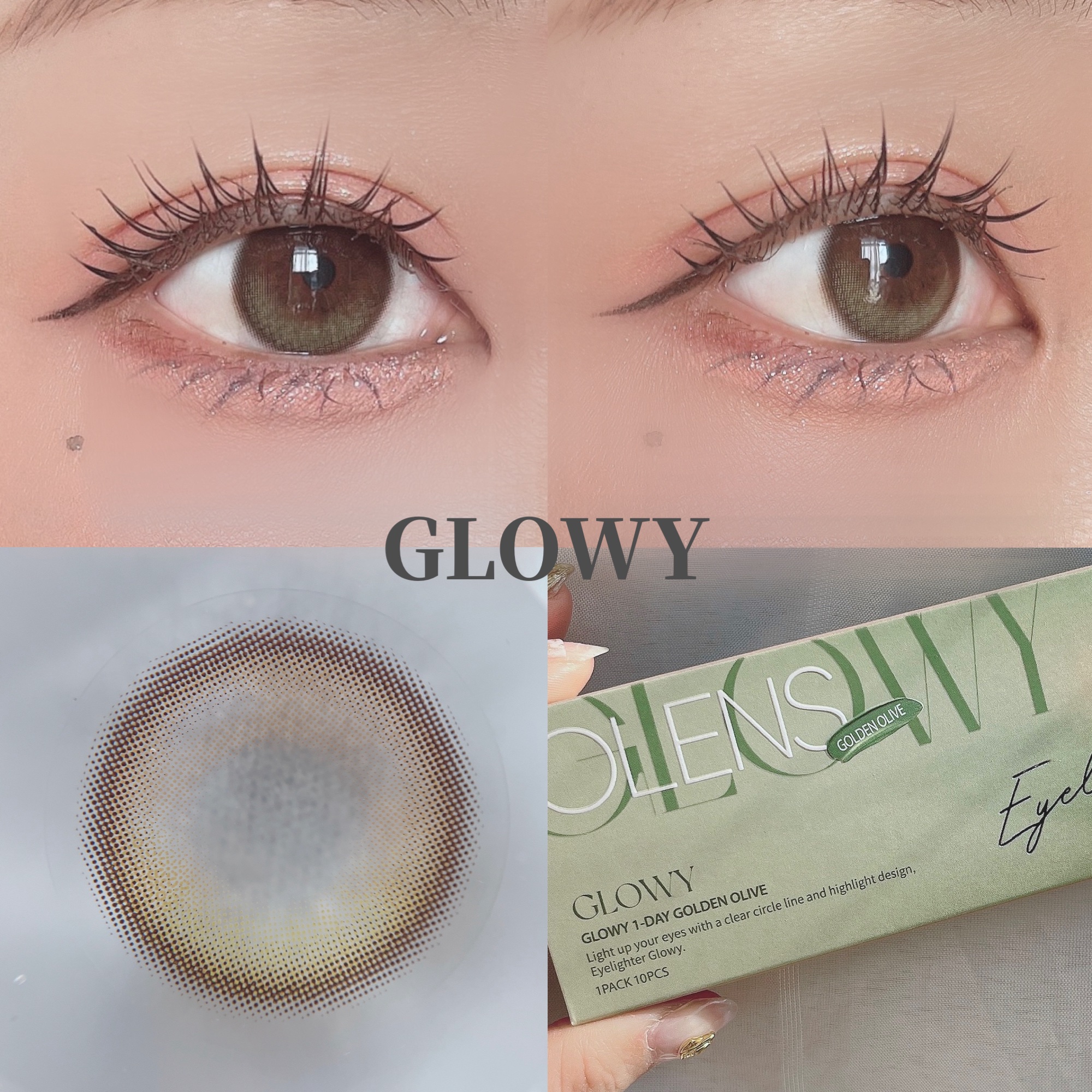 Ending 1day/OLENS/ワンデー（１DAY）カラコンを使ったクチコミ（2枚目）