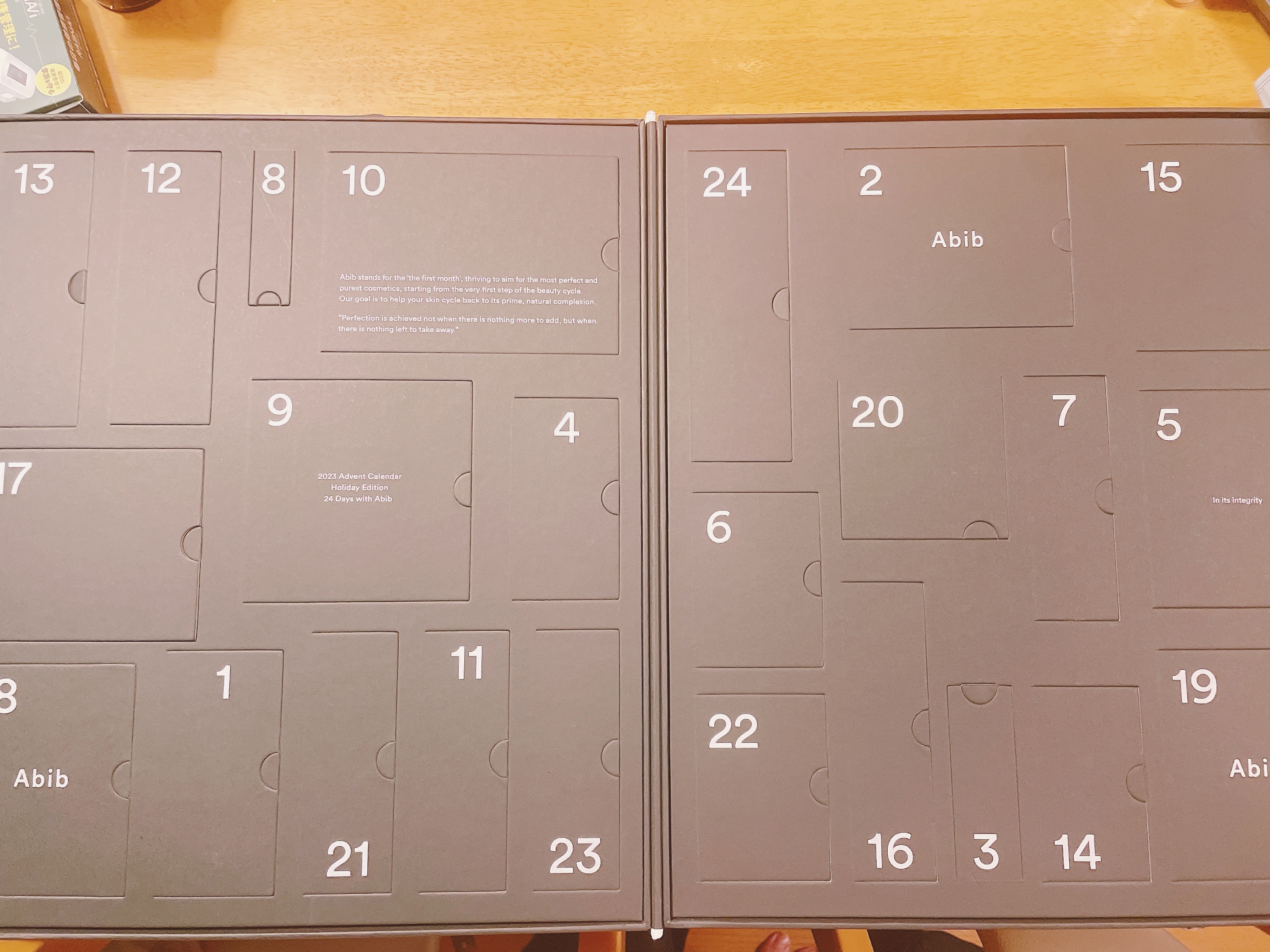 Abib Cosmetics 2023 Advent Calendar Holiday Edition/Abib /スキンケアキットを使ったクチコミ（2枚目）