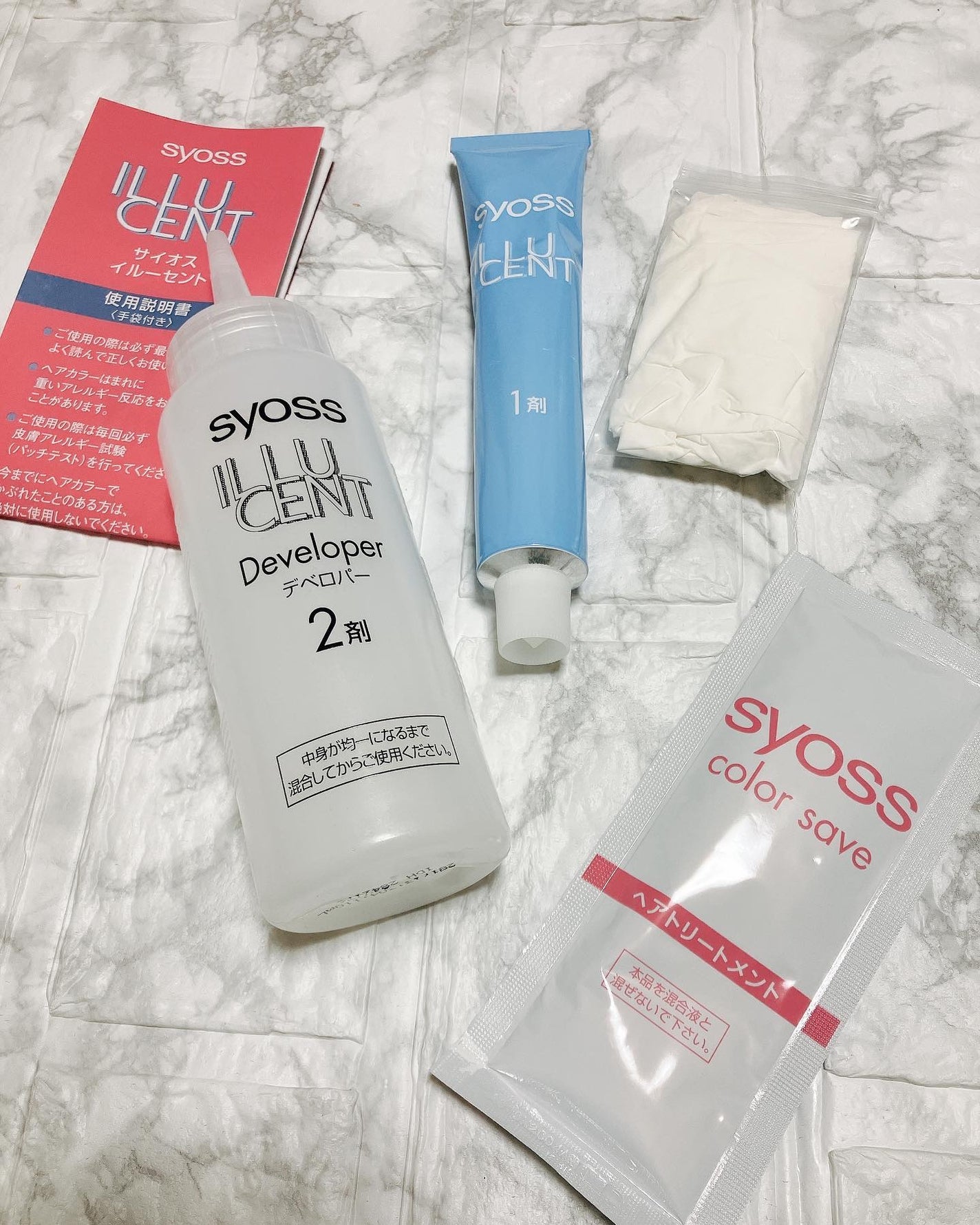 イルーセント ミルキーヘアカラー/サイオス/ヘアカラーを使ったクチコミ(3枚目)