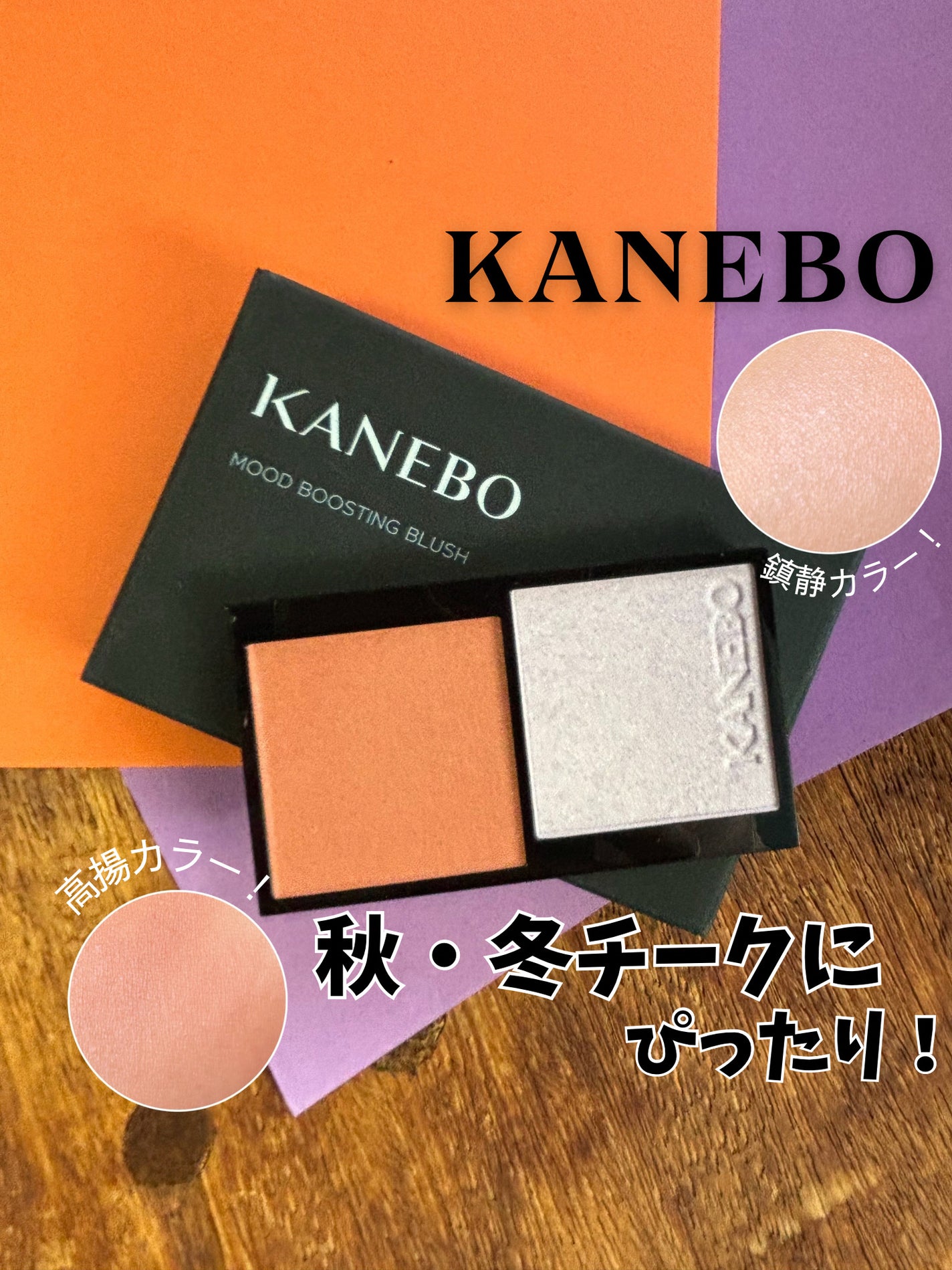 カネボウ ムードブースティングブラッシュ/KANEBO/パウダーチークを使ったクチコミ(1枚目)