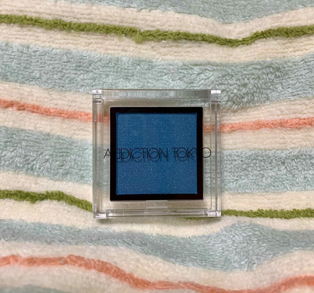 ザ アイシャドウ L 159 Vishnu Blue/ADDICTION/単色アイシャドウを使ったクチコミ（1枚目）