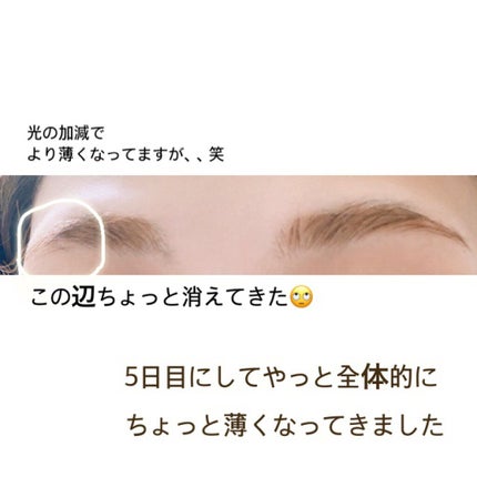 My Brow Tattoo Pack/ベリサム/眉ティントを使ったクチコミ(2枚目)