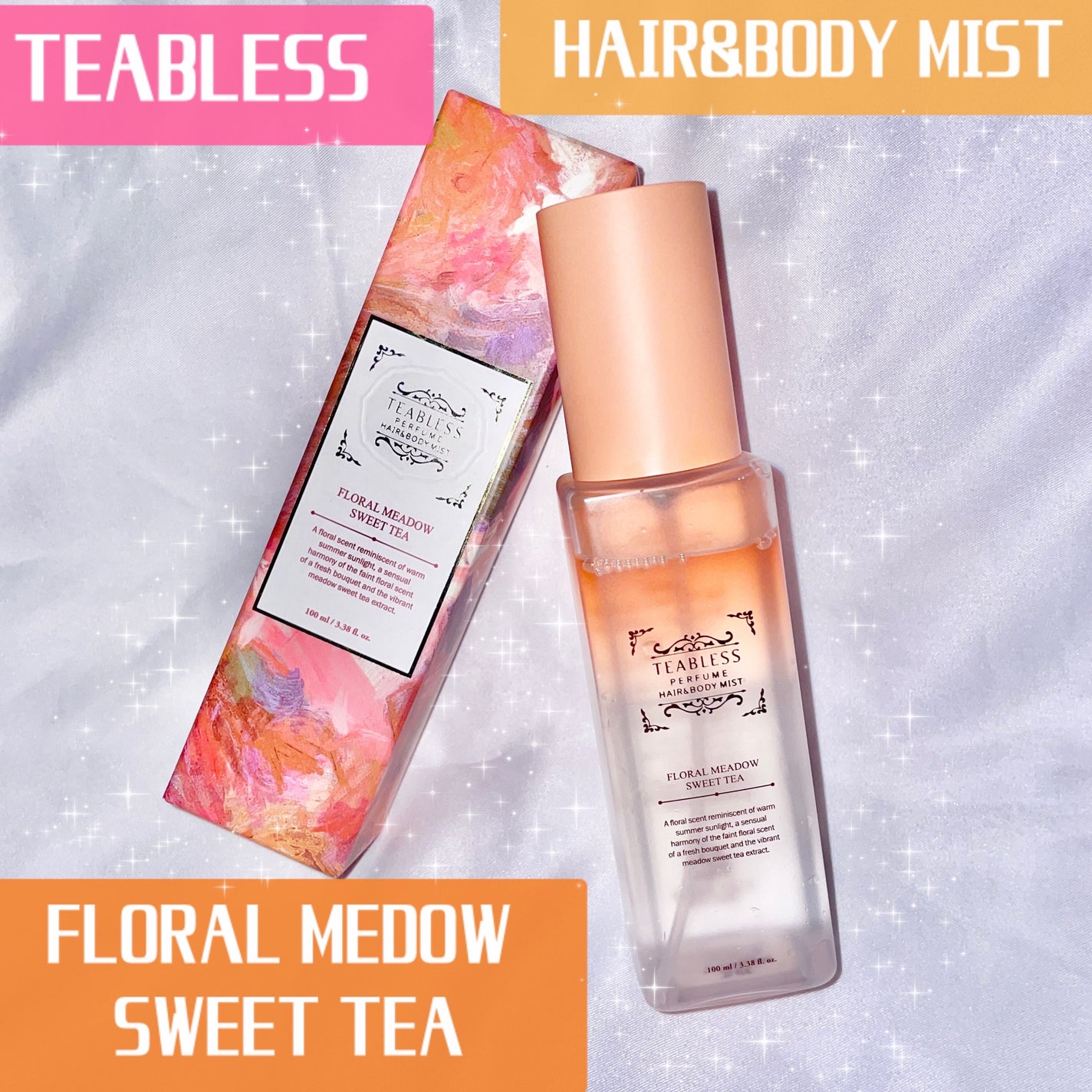 パヒュームヘア&ボディミスト フローラルメドウスウィートティー/TEABLESS/ヘアミストを使ったクチコミ(1枚目)