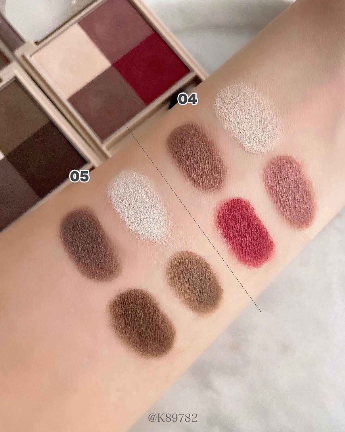 ニュアンス マット クリエイター/Visée/アイシャドウパレットを使ったクチコミ（3枚目）