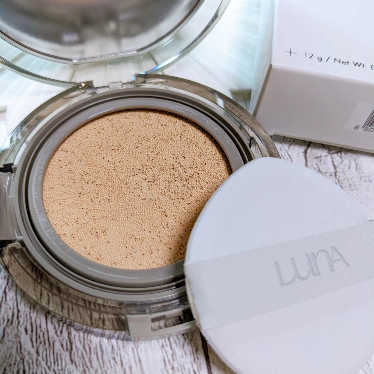 ブラーカバークッション/LUNA/クッションファンデーションを使ったクチコミ(3枚目)