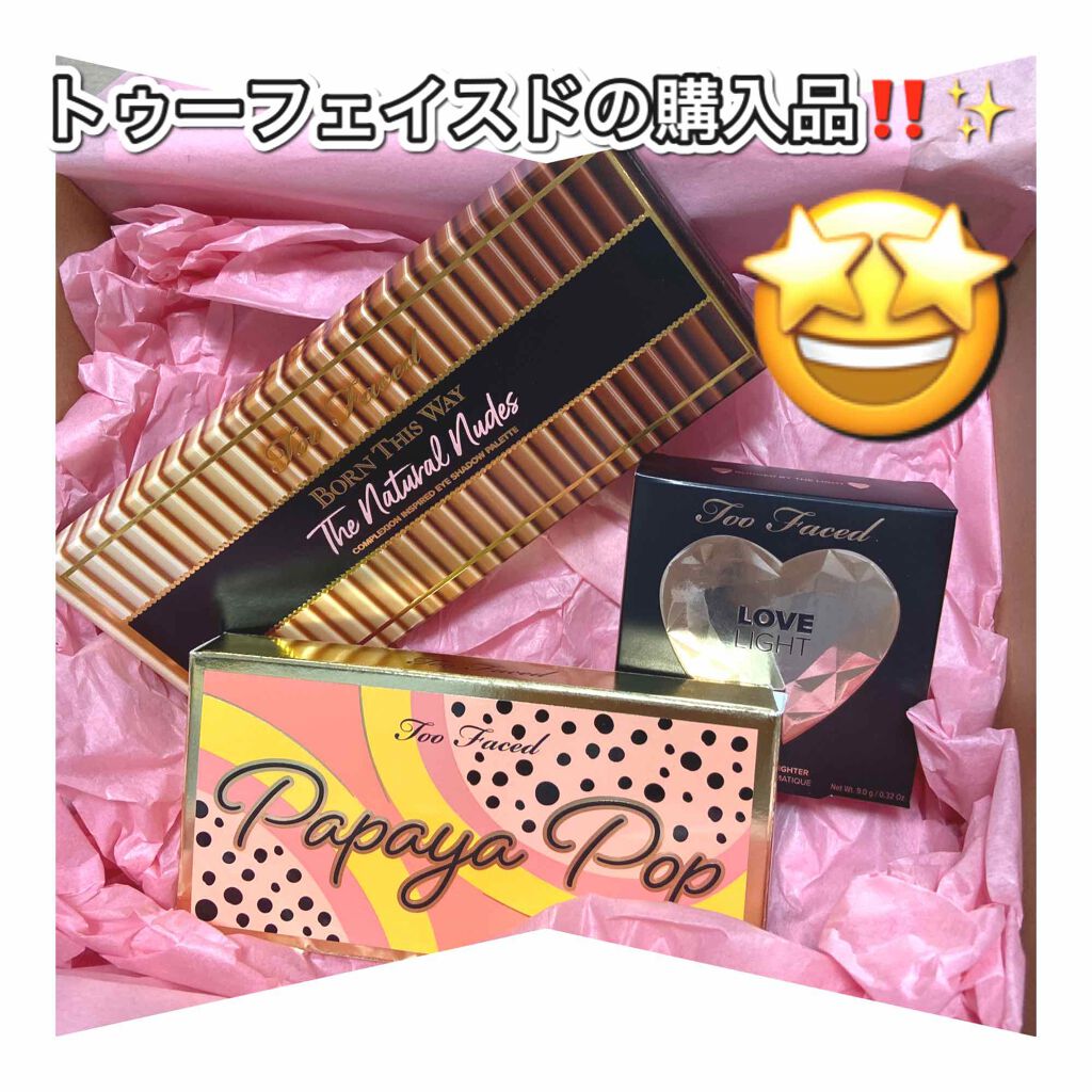 ラブ ライト ハイライター/Too Faced/パウダーハイライトを使ったクチコミ(1枚目)