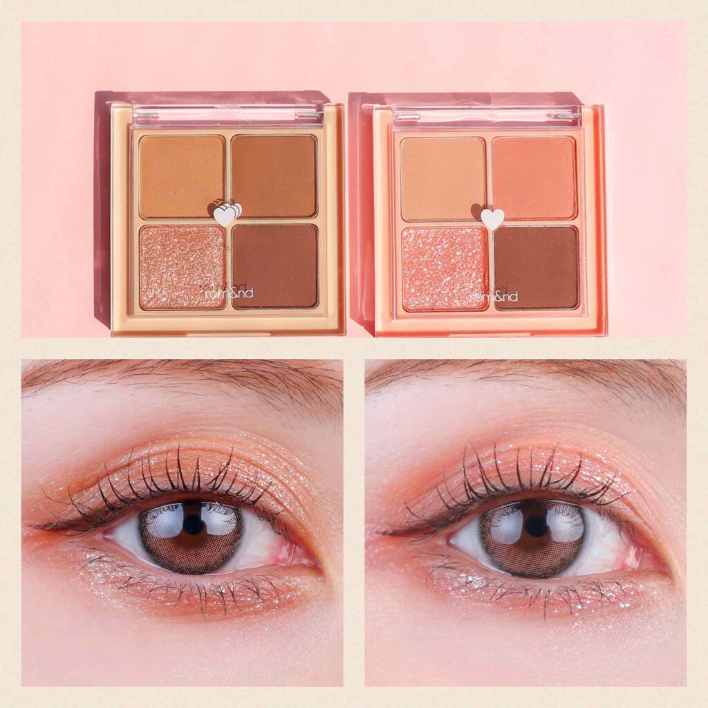 ベターザンアイズ/rom&nd/アイシャドウパレットを使ったクチコミ(1枚目)