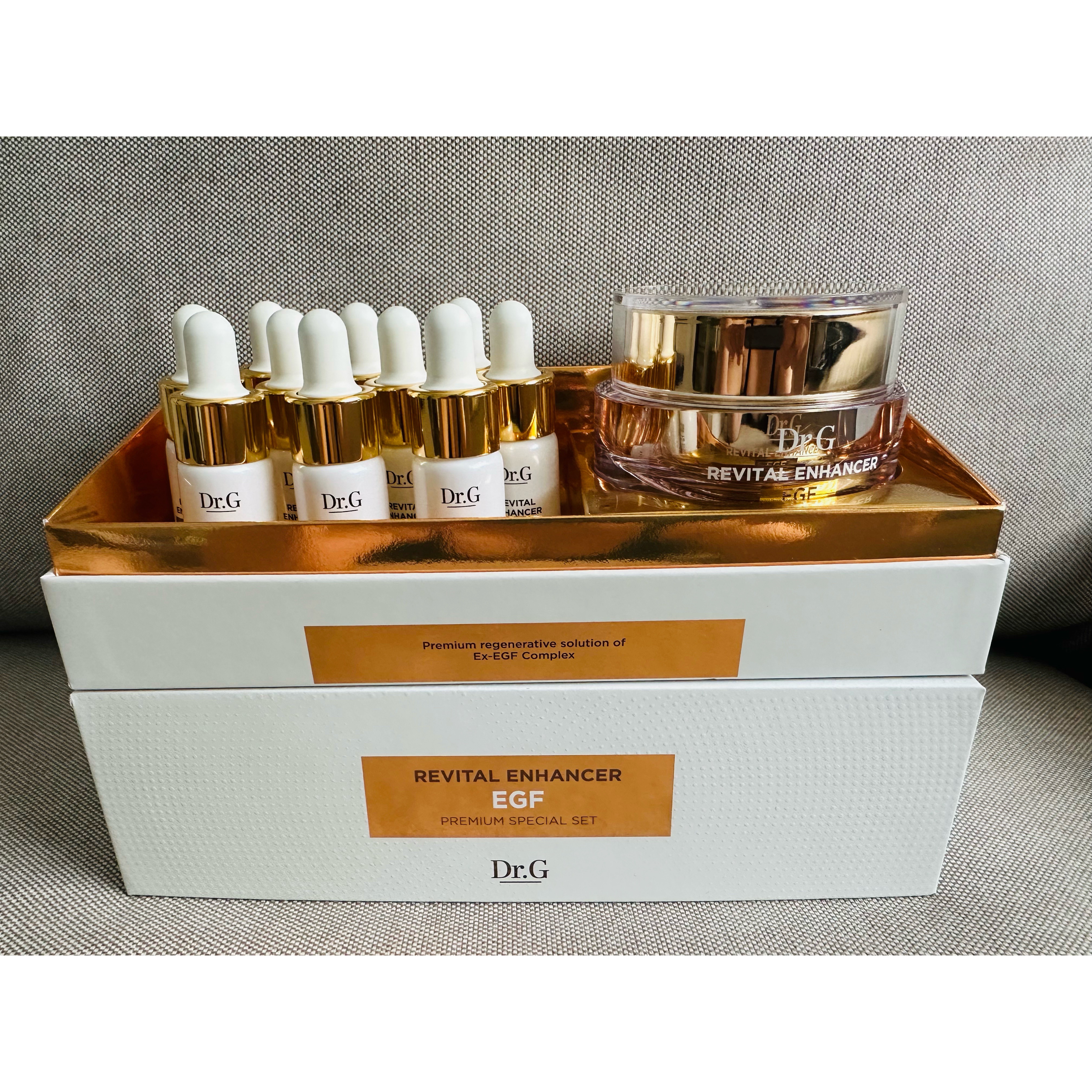 マルコポーロ様新品 Dr.G リバイタルエンハンサー　アンプル10本+クリーム 試してみた】Dr.G リバイタルエンハンサーアンプルプログラムの