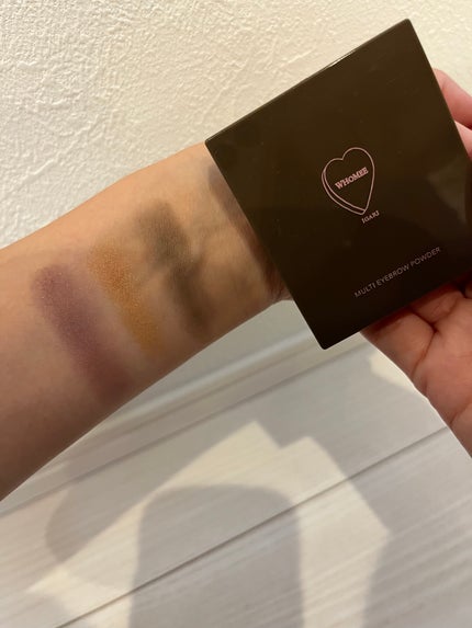 フーミー マルチアイブロウパウダー ゴールデングロウ/WHOMEE/パウダーアイブロウを使ったクチコミ(2枚目)