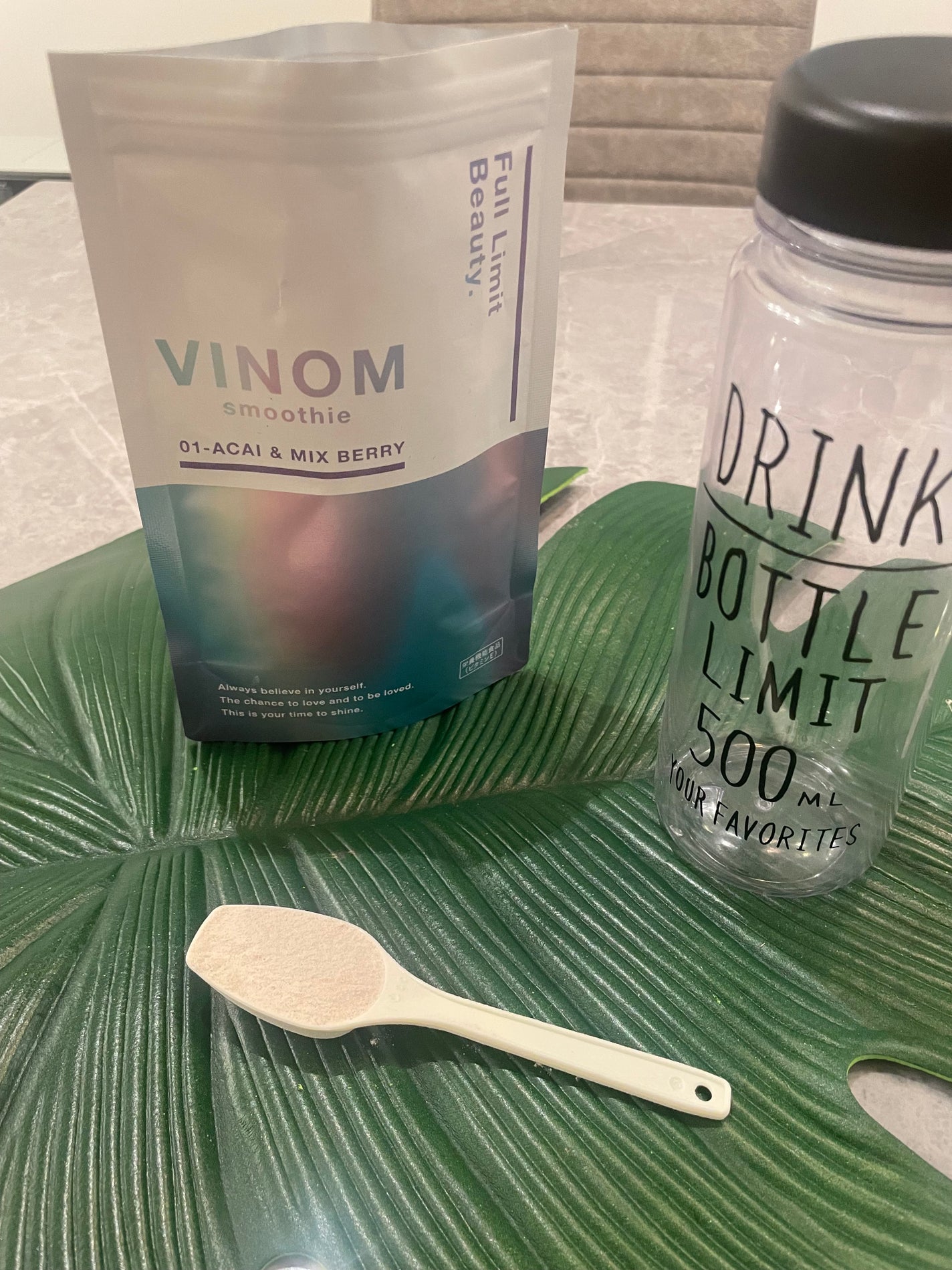 ちゃんまぃ on LIPS 「☀✨朝ご飯。1杯で美栄養100%補給♪完全美容スムージー「VI..」(6枚目)