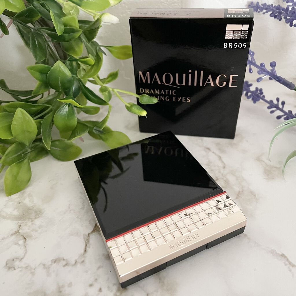 ドラマティックスタイリングアイズ BR505 ショコラカプチーノ/マキアージュ/アイシャドウパレットを使ったクチコミ（2枚目）