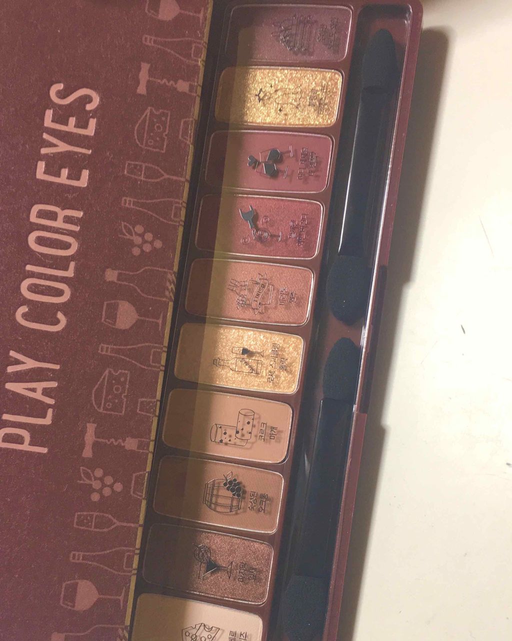 プレイカラー アイシャドウ/ETUDE/アイシャドウパレットを使ったクチコミ（2枚目）