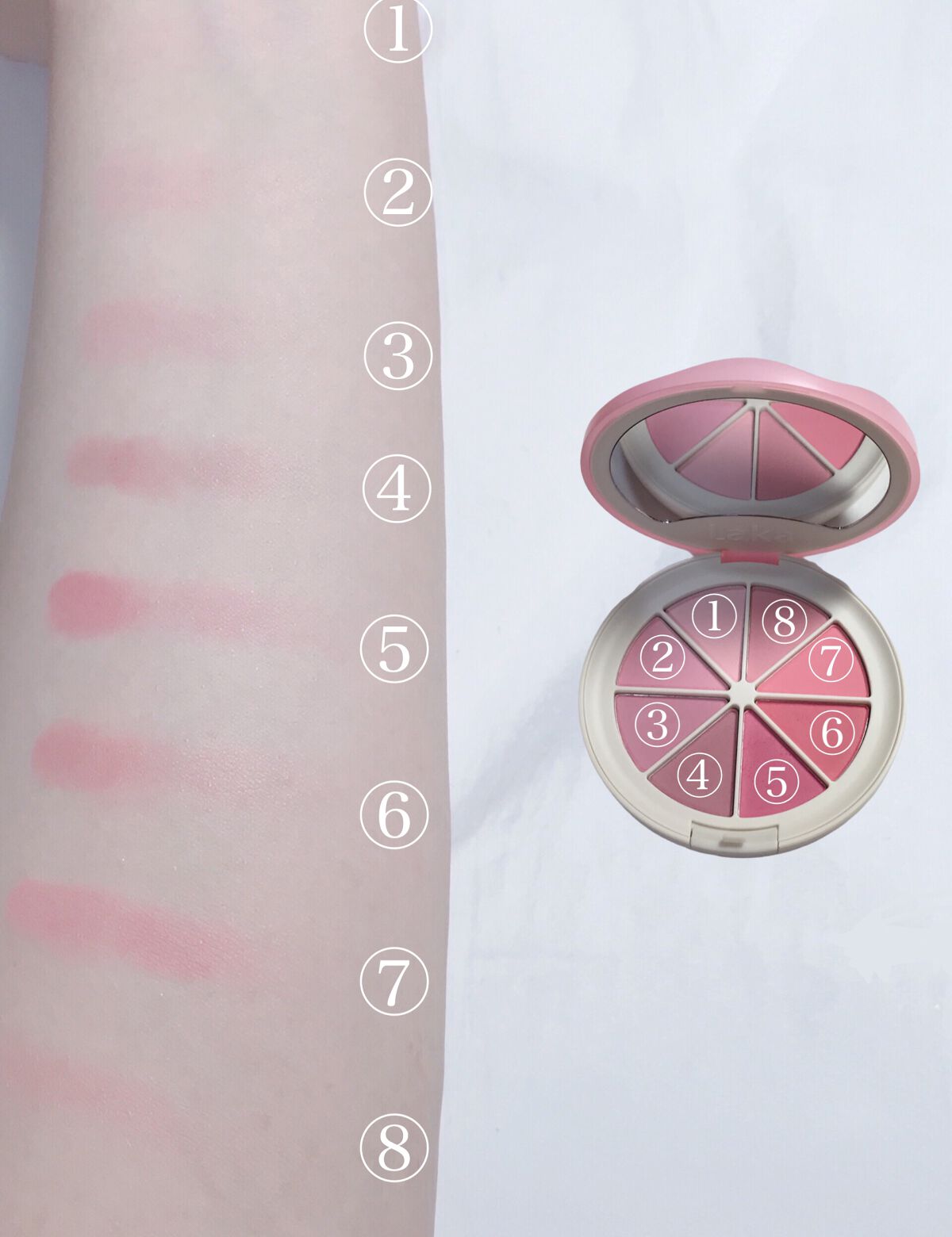 New Level Eyeshadow Palette/Laka/アイシャドウパレットを使ったクチコミ(2枚目)