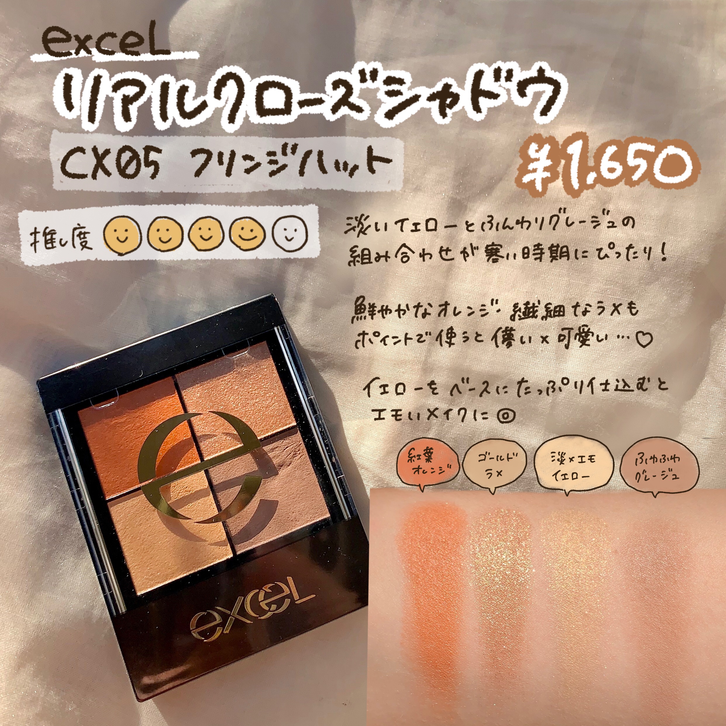 パーフェクトマルチアイズ/キャンメイク/アイシャドウパレットを使ったクチコミ（3枚目）