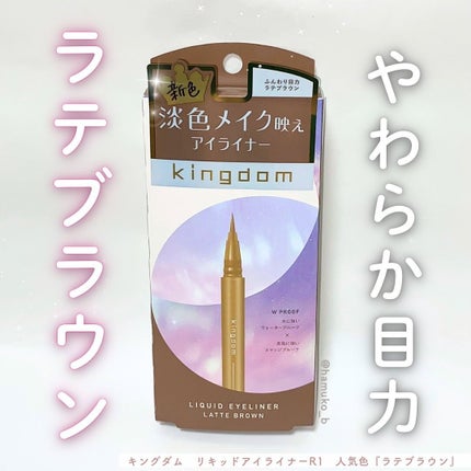 キングダム リキッドアイライナーR1/キングダム/リキッドアイライナーを使ったクチコミ(1枚目)