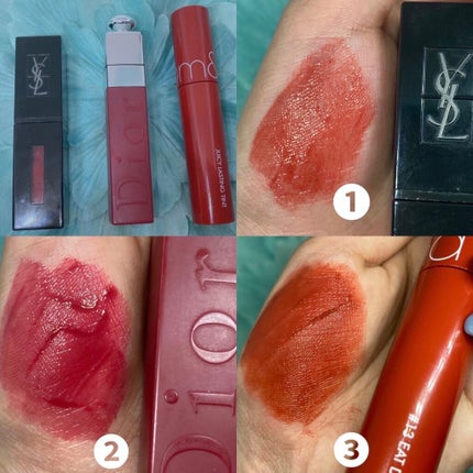 ジューシーラスティングティント/rom&nd/リップティントを使ったクチコミ(3枚目)