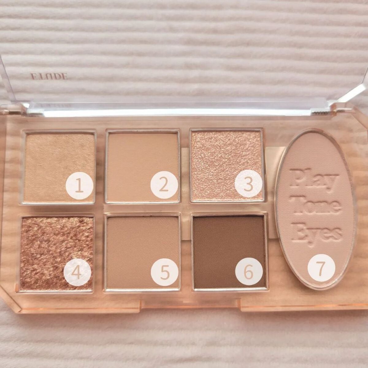 プレイトーンアイパレット/ETUDE/アイシャドウパレットを使ったクチコミ(4枚目)