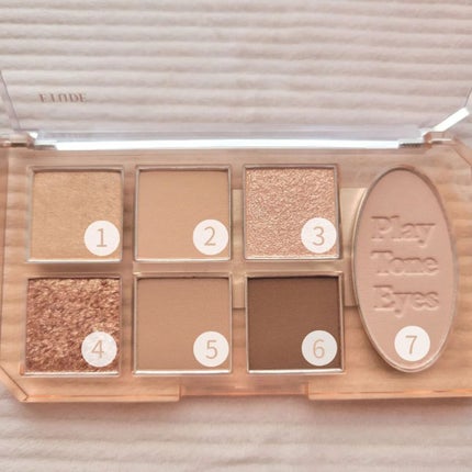 プレイトーンアイパレット/ETUDE/アイシャドウパレットを使ったクチコミ(4枚目)