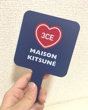 MAISON KITSUNE SQUARE MINI HAND MIRROR/3CE/その他を使ったクチコミ（1枚目）