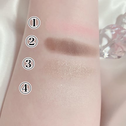 THE アイパレR/b idol/アイシャドウパレットを使ったクチコミ(4枚目)