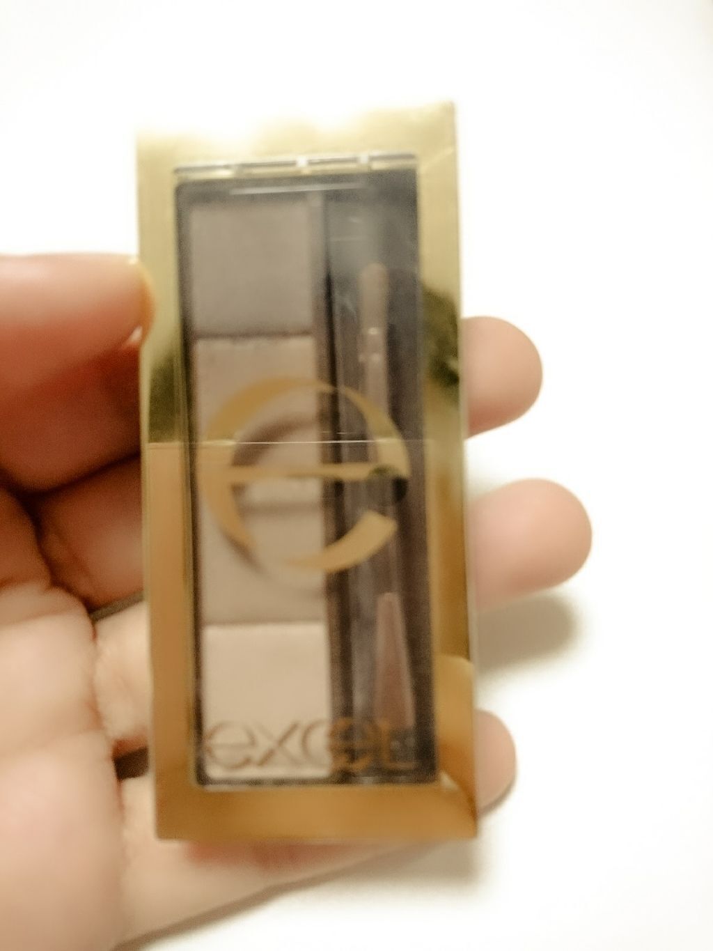 スタイリング パウダーアイブロウ SE01 ナチュラルブラウン/excel/パウダーアイブロウを使ったクチコミ（1枚目）