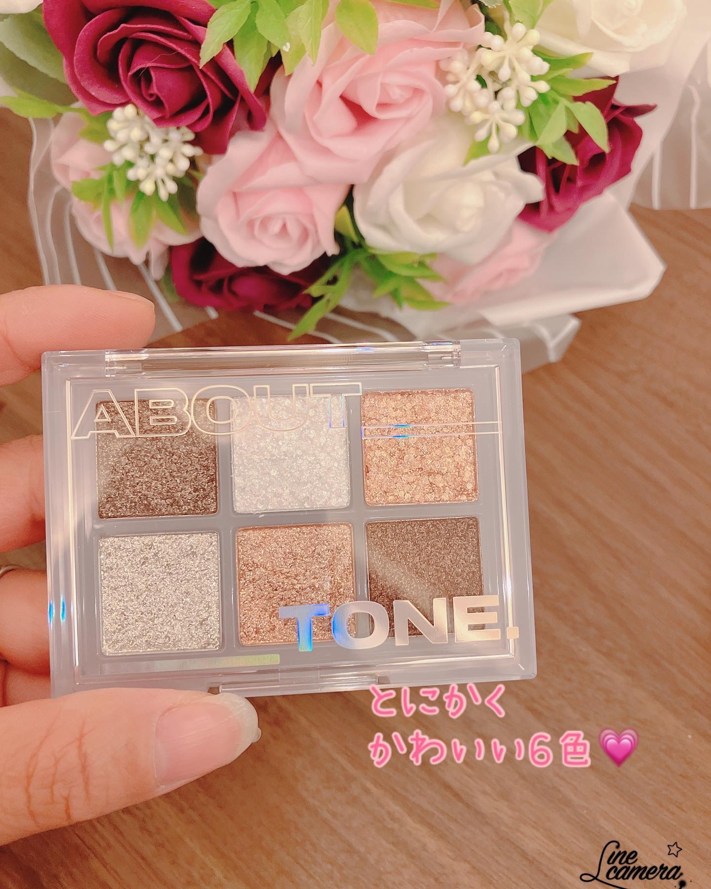 オーマイグリッターポップ/ABOUT TONE/アイシャドウパレットを使ったクチコミ（2枚目）