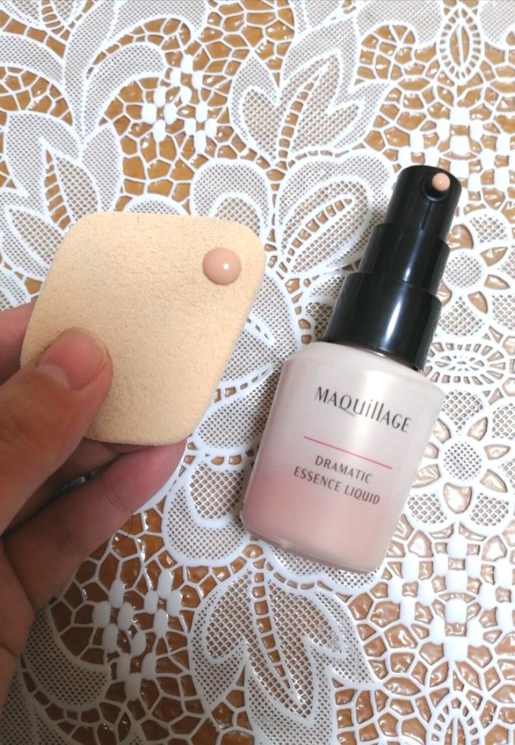 ドラマティックエッセンスリキッド/マキアージュ/リキッドファンデーションを使ったクチコミ（2枚目）