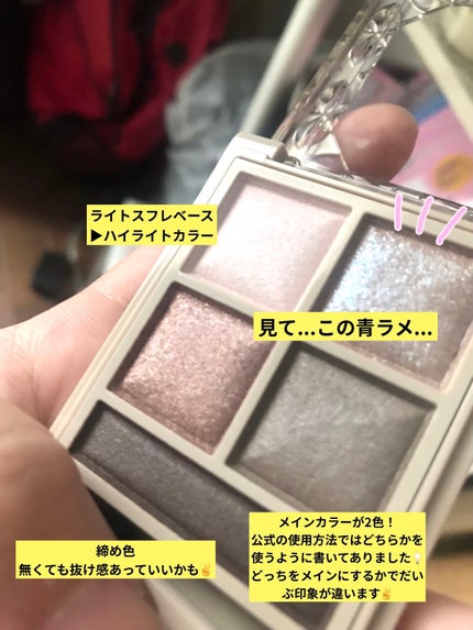 パノラマデザイン アイパレット/Visée/アイシャドウパレットを使ったクチコミ(2枚目)